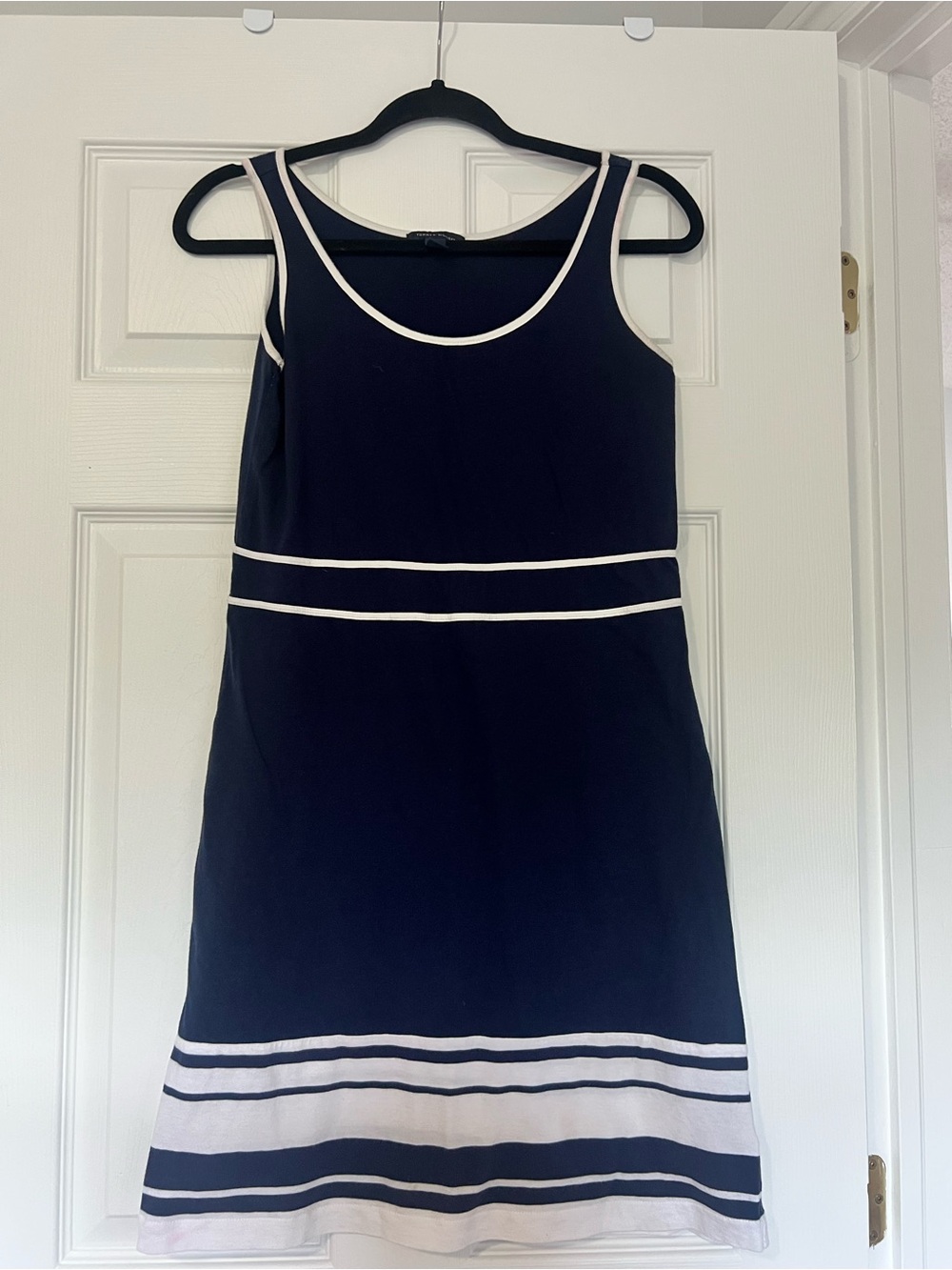 Tommy Hilfiger Navy Dress with White Trim